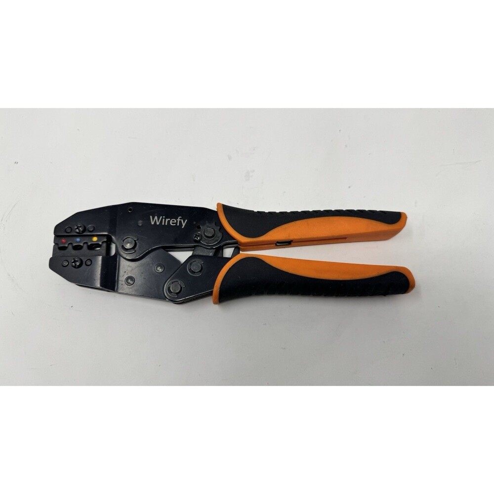 Wirefy Ratcheting Wire Crimping Tool For Insulated Electrical Connectors